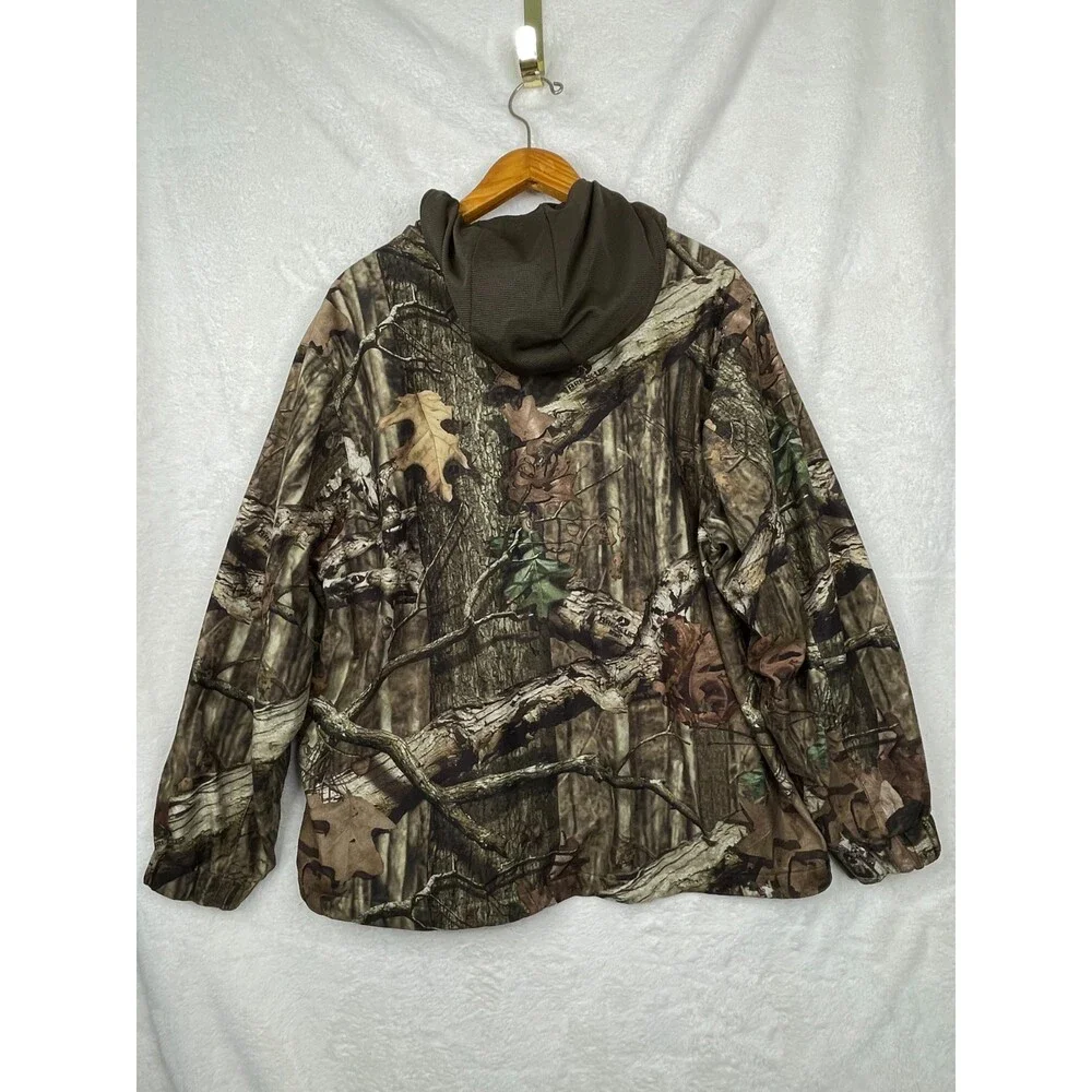 Mossy Oak Break-Up Infinity Camo Jacket Mens XL W/Hood Full Zip Hunting - Picture 5 of 15